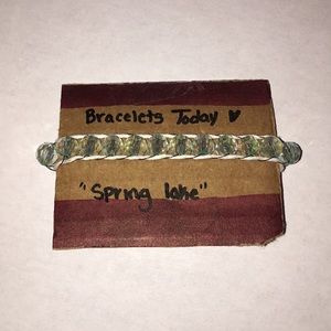 A laddered styles bracelet.